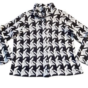 Chico’s Chunky Knit Snap Button Sweater Jacket 16